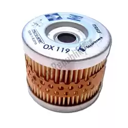 Here you can order the oil filter from Mahle, with part number OX119: