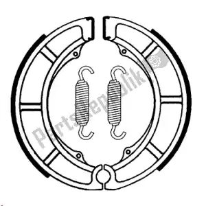 TRW MCS905 brake shoe - Bottom side