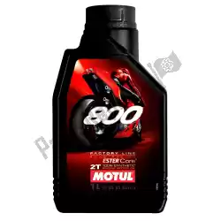 motul 800 2t factory line road 2-takt olie 1l  100% synthetic, 1 liter van Motul, met onderdeel nummer 110085, bestel je hier online: