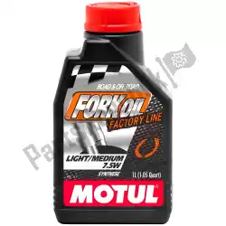 Here you can order the motul 7. 5w fork oil factory line 1l 100% synthetic, 1 litre from Motul, with part number 111499: