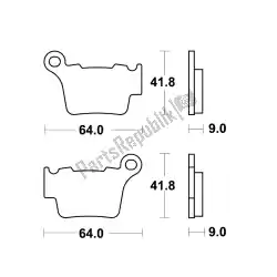 Here you can order the brake pad from Unknown, with part number MCB743EC: