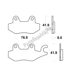 remblok van TRW, met onderdeel nummer MCB615SI, bestel je hier online: