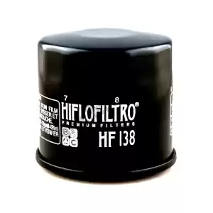 Mahle HF138 oliefilter - Linkerkant