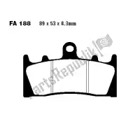 EPFA188HH, EBC, Extreme performance brake pads    , New