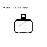 FA266HH, EBC, Brake pads    , New