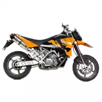 8414E, Leovince, Lv one evo silencieux silencieux en acier inoxydable ktm supermoto  sm t lc8 r smc smr limited edition 990 690 450, Nouveau