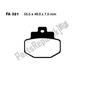 EBC SFA321 brake pads - Bottom side