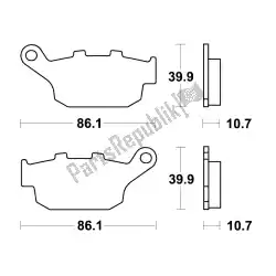 Here you can order the brake pads from Lucas TRW, with part number MCB585: