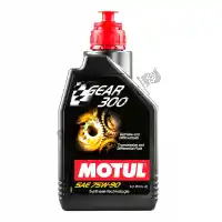 109395, Motul, Motul 75w90 gear 300 1l 100% synthetic, 1 litre    , New