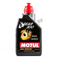 109395, Motul, Motul 75w90 gear 300 1l  100% synthetic, 1 liter, Nieuw