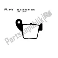 FA346R, EBC, Brake pads    , New