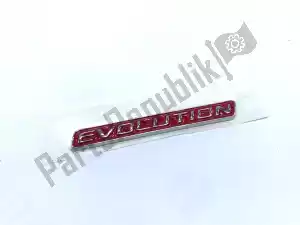 Piaggio Group 620830 evolution name plate - Bottom side