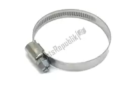 Here you can order the hose clamp from Piaggio Group, with part number 614188: