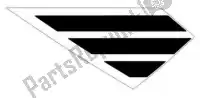 2H000940, Piaggio Group, decalcomania fascia destra serbatoio aprilia rsv 1000 2015 2016, Nuovo