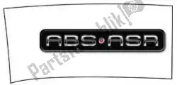 Here you can order the abs-asr label from Piaggio Group, with part number 675467: