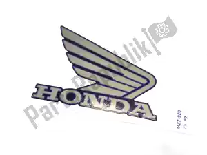 honda 17531MZ7920ZA marca, r. tanque de combustible (###) * type7 * (type7) - Lado inferior