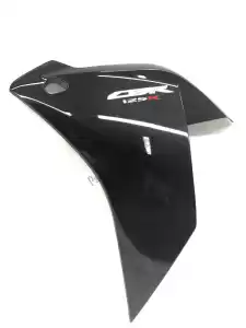 honda 64400KTYD90ZA cowl set, l. middle (wl) *nha35m* (nha35m asteroid black metallic) - Bottom side