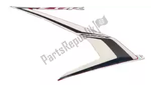 honda 86641MKPJ00ZC faixa r meio capuz - Lado inferior