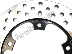 Piaggio Group 85248R front brake disc. gold - Upper side