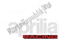 2H004232, Piaggio Group, decalque aprilia racing dx carena inferiore aprilia tuono 660 (apac) zd4ksue0 zd4ztpiag 660 2021 2022, Novo