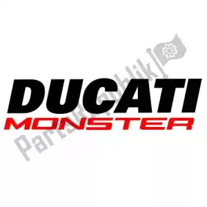ducati 43819291AW embleem ducati voor wit - Bovenste deel