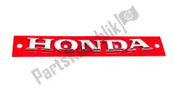 Aquí puede pedir emblema, honda (100 mm) de Honda , con el número de pieza 86102MKCA00: