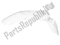 86693000W0B, Piaggio Group, garde-boue avant. blanc, Nouveau