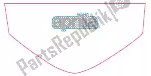 Piaggio Group 2H004139 decalco aprilia scudo - Bottom side