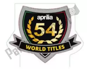 Piaggio Group 2H000874 decal 54 world titles - Bottom side
