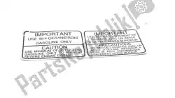 Here you can order the label,gasoline vn1500-j1 from Kawasaki, with part number 560301211: