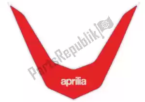 Piaggio Group 2H004227 sticker portannumero frontale carena - Onderkant