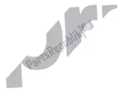 Here you can order the frame decal rh from Piaggio Group, with part number 2H001429: