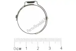 Here you can order the hose clamp from Piaggio Group, with part number CM001906: