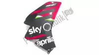 2H003456000XN6, Piaggio Group, rh side fairing, painted, diablo black aprilia zd4kc000 zd4xaa00 125 2019 2020 2021 2022, New