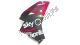 Carenado lateral derecho, pintado, negro diablo Aprilia 2H003456000XN6