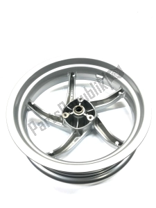 aprilia AP8208453 rear wheel. silver - Bottom side