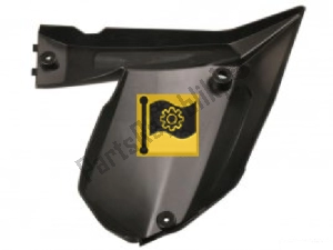 Kawasaki 55028017417K verkleidung, cnt, lh, m.d, schwarz - Linke Seite