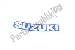 Here you can order the emblem,"suzuki" (white/blue) from Suzuki, with part number 6815123K20BHB: