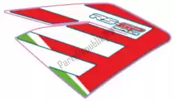 Here you can order the rh side fairing stripe decal from Piaggio Group, with part number 2H003434: