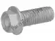 Screw w/ flange m8x20 Piaggio Group AP8152286