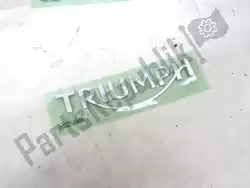 Aquí puede pedir pegatinas de Triumph , con el número de pieza T2409024: