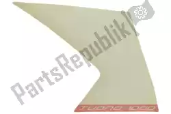 Here you can order the lh front fairing decal from Piaggio Group, with part number 852786: