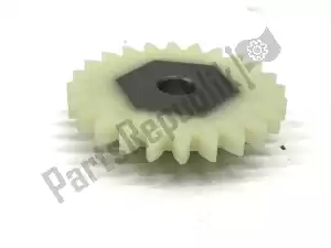 Piaggio Group 1A008736 ingranaggio comando pompa h2o apr rs 125 21 - Lato superiore