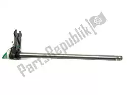 Here you can order the gear shaft+spring cpl. From Piaggio Group, with part number 857253: