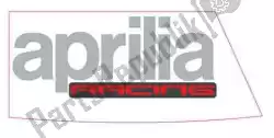 rechter tanksticker aprilia racing van Piaggio Group, met onderdeel nummer 2H000938, bestel je hier online: