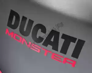 ducati 43819291AW embleem ducati voor wit - Rechterkant