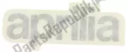 Here you can order the front mudguard decal aprilia from Piaggio Group, with part number 893708: