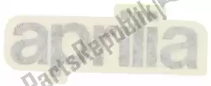 Piaggio Group 893708 front mudguard decal aprilia - Bottom side