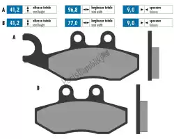 Here you can order the brake pads from Mitas, with part number 1742041: