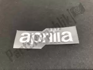Piaggio Group AP8187010 plaque de données aprilia - La partie au fond